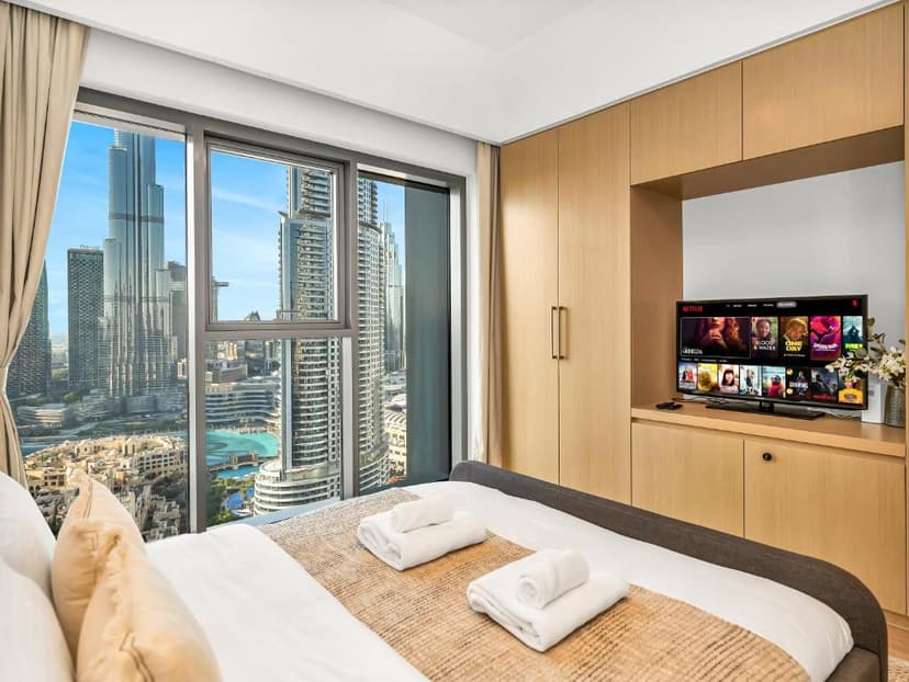 Burj Khalifa Manzaralı Downtown Dubai’de Lüks 2+1 Daire Interior