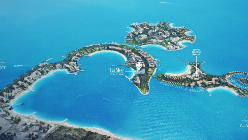 ”La Mer by Elie Saab – Al Marjan Adası’nda Branded Lüks Yaşam Başlıyor” Interior